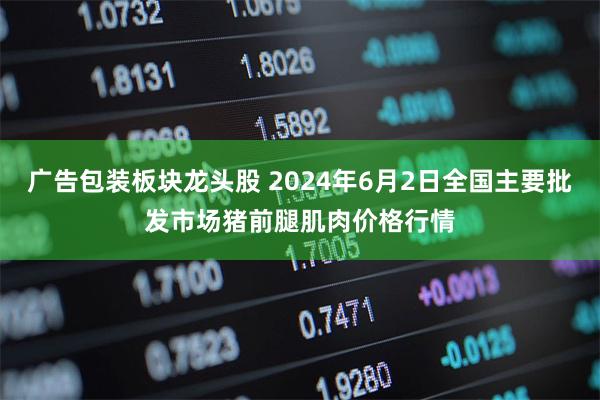 广告包装板块龙头股 2024年6月2日全国主要批发市场猪前腿肌肉价格行情