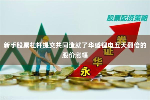 新手股票杠杆提交共同造就了华盛锂电五天翻倍的股价涨幅
